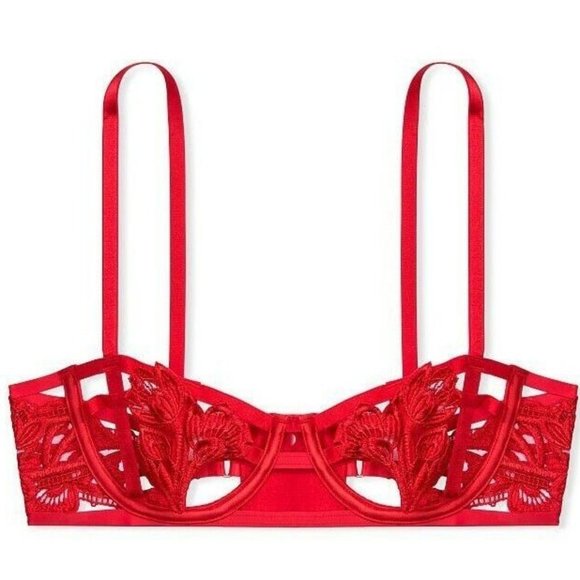 Victoria's Secret Other - VICTORIA'S SECRET  VERY SEXY STRAPPY EMBROIDERED BALCONET